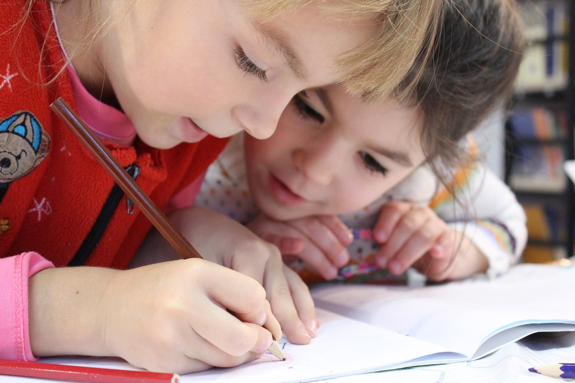 Niños en proceso de aprendizaje